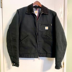 Vintage Black Duck Blanket-Lined Carhartt Coat